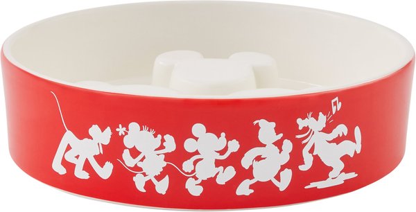Disney Mickey Mouse Slow Feeder Dog & Cat Bowl, Small slide 1 of 7