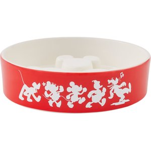 Disney Mickey Mouse Slow Feeder Dog & Cat Bowl, 1.25 Cup