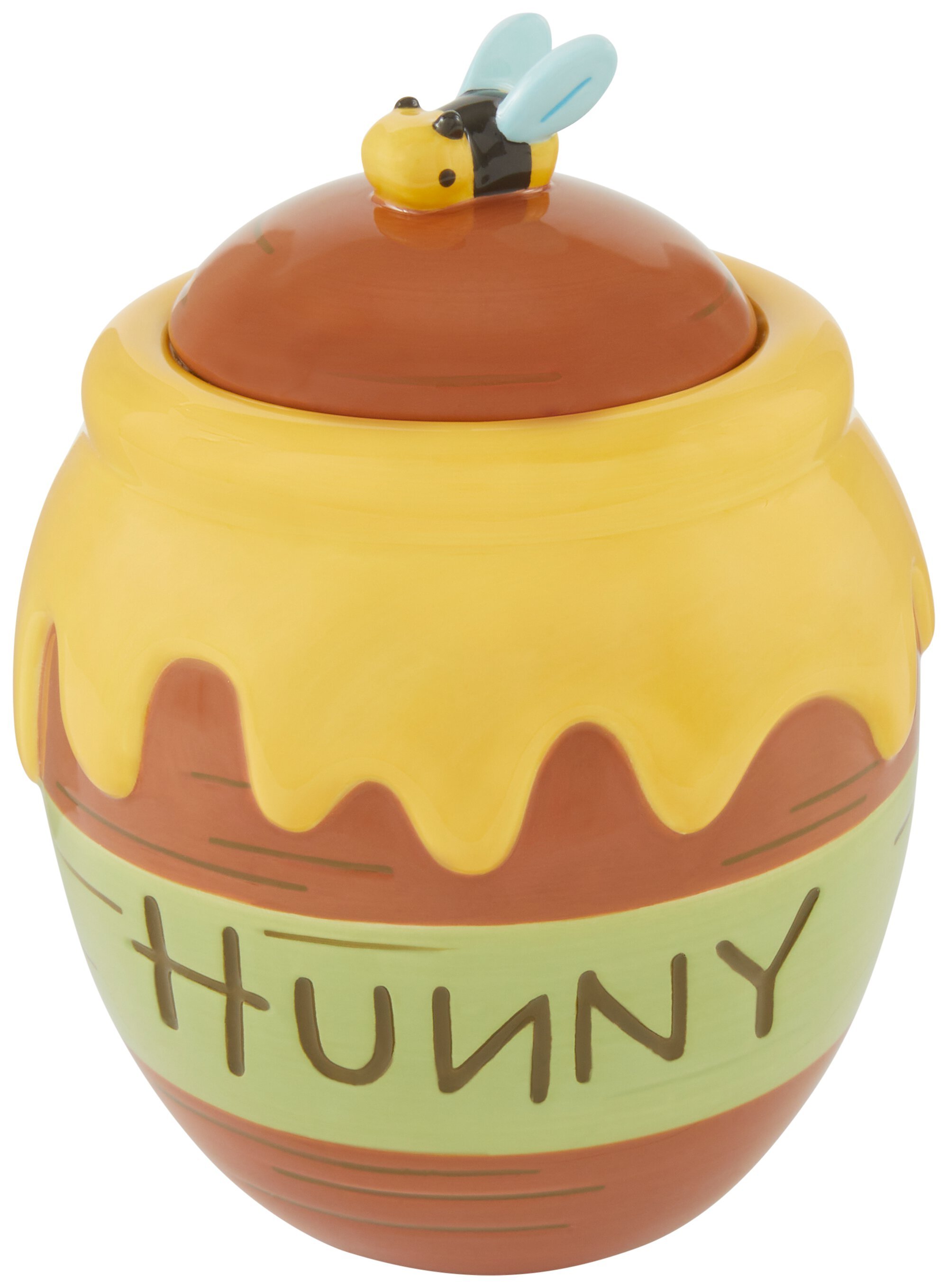 Disney Winnie the Pooh Orange Ceramic Dog & Cat Treat Jar