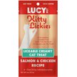 Lucy Pet Products Kitty Lickies Salmon & Chicken Recipe Grain-Free Lickable Cat Treat, 0.5-oz tube, 4 count