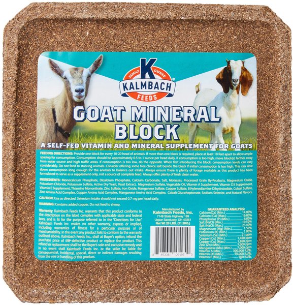 Kalmbach Feeds Vitamin & Mineral Goat Supplement, 25-lb block slide 1 of 3
