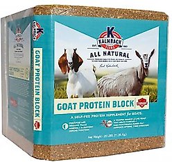 Kalmbach Feeds All Natural Protein Goat Supplement, 25-lb block