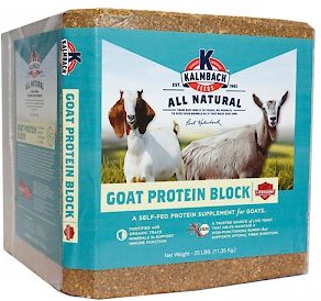 Kalmbach Feeds All Natural Protein Goat Supplement, 25-lb block slide 1 of 5