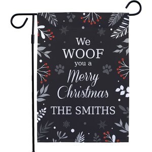 Frisco Personalized Double Sided Printed "Woof" Garden Flag