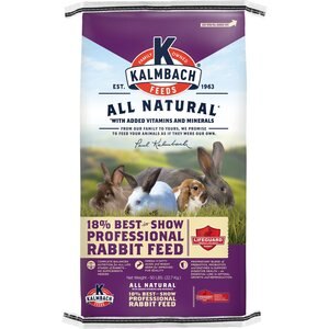 Kalmbach Feeds Best in Show 18% Professional Rabbit Feed, 50-lb bag