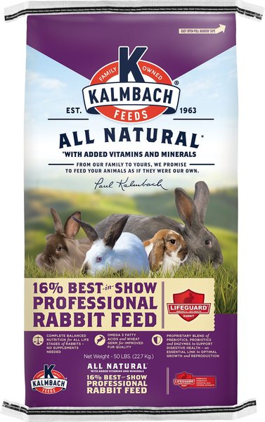 Kalmbach Feeds Best in Show 16% Professional Rabbit Feed, 50-lb bag slide 1 of 7