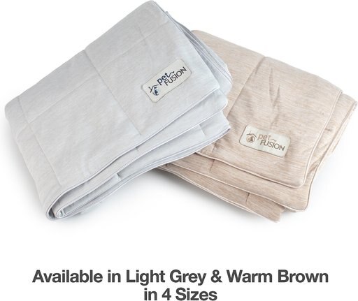 PetFusion Premium Cat & Dog Cooling Blanket, Cool Brown, Large