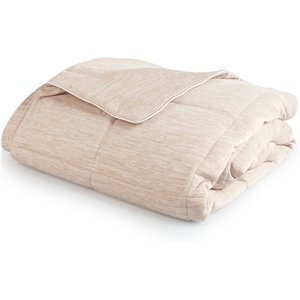 PetFusion Premium Cat & Dog Cooling Blanket, Cool Brown, Medium