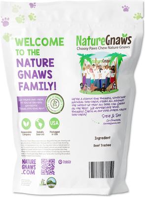Show full view: Nature Gnaws Beef Trachea Chews 6" Dog Treats, 12 count slide 3 of 9