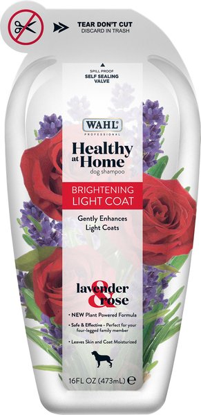 Wahl Clipper Brightening Light Coat Lavender & Rose Dog Shampoo, 16-oz bottle slide 1 of 7