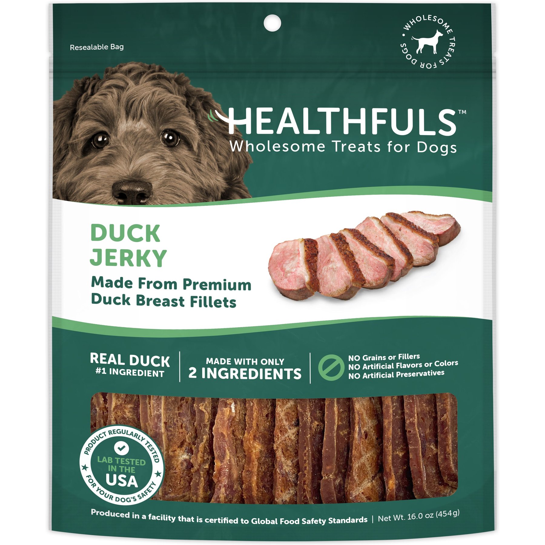 Duck jerky 2024 dog treats