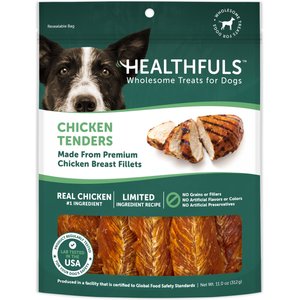 Healthfuls Chicken Tenders Dog Treats, 11-oz bag
