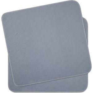 Frisco Washable Dog Potty Pads, Gray, 30 x 32-in, 2pk, Unscented
