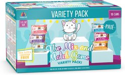 Weruva Classic Pate, The Mix & Match Game Variety Pack Wet Cat Food, 3-oz, 18 count
