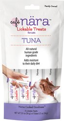 Cafe Nara Tuna Flavored Lickable Cat Treats, 2-oz bag, 4 count