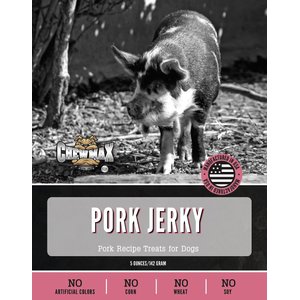 ChewMax Pet Products Pork Jerky Natural Chew Dog Treats, 5-oz bag