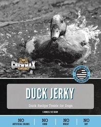 ChewMax Pet Products Duck Jerky Natural Chew Dog Treats, 5-oz bag