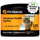 PetHonesty Lysine Immune Health + Tuna & Chicken Lysine, Omega-3 Supplement for Cats, 4.2-oz bottle
