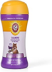 ARM & HAMMER PRODUCTS Calming Lavender & Vanilla Scent Cat Litter Box Deodorizing Crystals, 15-oz jar