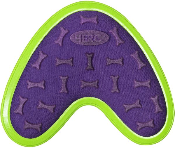HeroDog Outer Armor Boomerang Dog Toy, Purple slide 1 of 2