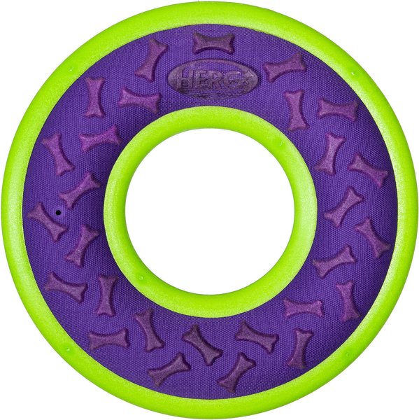 HeroDog Outer Armor Ring Dog Toy, Purple slide 1 of 3