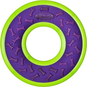 HeroDog Outer Armor Ring Dog Toy, Purple