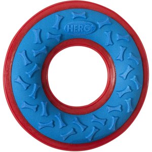 HeroDog Outer Armor Ring Dog Toy, Blue