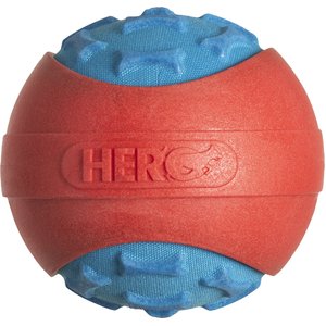 HeroDog Outer Armor Ball Dog Toy, Blue, Small