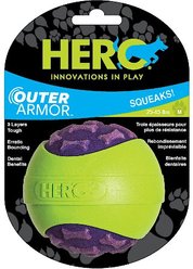 Caitec HeroDog Outer Armor Ball Dog Toy, Purple, Large slide 2 of 2