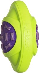 HeroDog Outer Armor Football Dog Toy, Purple, Small