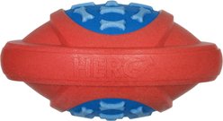 Caitec HeroDog Outer Armor Football Dog Toy, Blue, Large