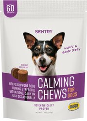 Sentry Good Behavior Chicken Flavored Soft Chew Calming Supplement for Dog, 60 count