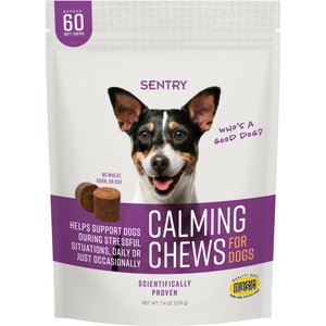 Sentry Good Behavior Chicken Flavored Soft Chew Calming Supplement for Dog, 60 count