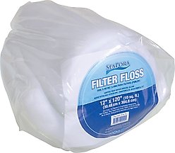 Underwater Treasures Seapora Filter Floss, 10-sq ft