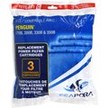 Underwater Treasures Seapora Rite-Fit C 170B/200B/330B/350B Power Aquarium Filter Cartridges, 3 count