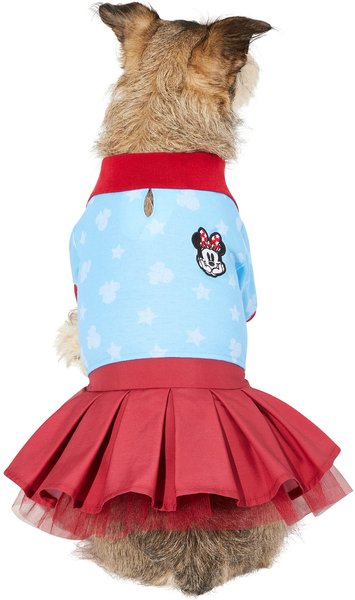 Disney Minnie Mouse Americana Dog & Cat Polo Dress, Medium slide 1 of 9