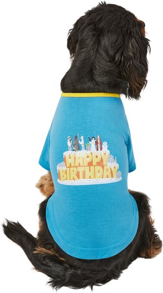 STAR WARS Happy Birthday Dog & Cat T-shirt, Large slide 1 of 6