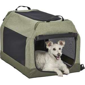 MidWest Canine Camper Dog Tent Crate, Green, Medium
