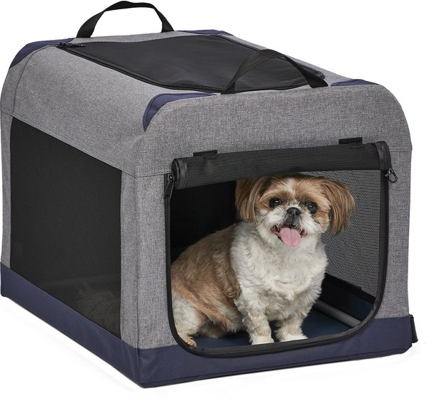 MIDWEST Canine Camper Dog Tent Crate, Gray, Small - Chewy.com