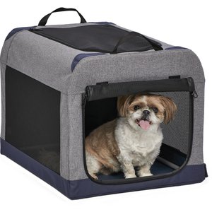 MidWest Canine Camper Dog Tent Crate, Gray, Small