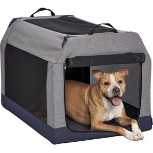 MidWest Canine Camper Dog Tent Crate, Gray, Intermediate