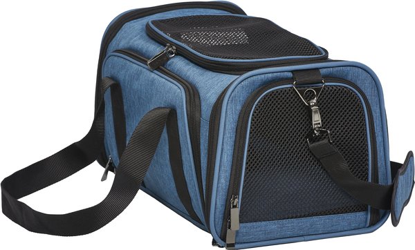 MidWest Duffy Dog & Cat  Carrier, Blue, Small slide 1 of 9
