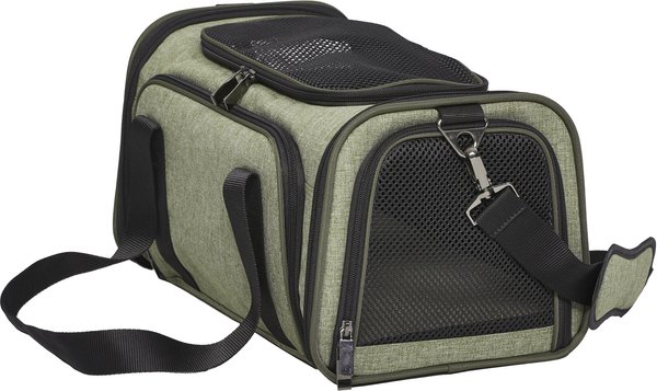 MidWest Duffy Dog & Cat Carrier, Green, Small slide 1 of 9