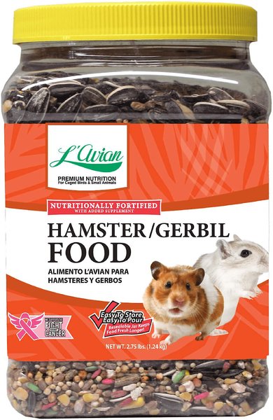 L'Avian Hamster & Gerbil Food, 2.75-lb jar slide 1 of 7