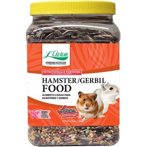 L'Avian Plus Hamster & Gerbil Food, 2.75-lb jar