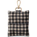 Fringe Studio Painted Gingham Canvas Dog Waste Bag Dispesner, 4" x 3.5"