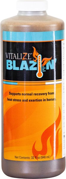 Vitalize Blazin' Liquid Horse Supplement, 32-oz bottle slide 1 of 4