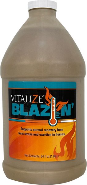Vitalize Blazin' Liquid Horse Supplement, 64-oz bottle slide 1 of 4