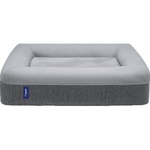 Casper Bolster Dog Bed, Gray, Large