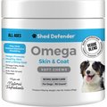 Shed Defender Omega Skin & Coat Soft Chew Dog Supplement, 90 count